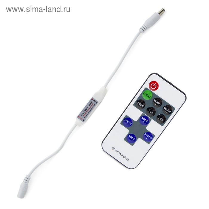 

Диммер Apeyron Electrics для светодиодной ленты 12 В, 6 А, пульт ДУ