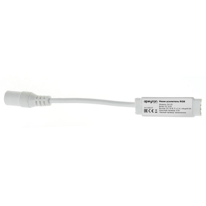 

Мини-усилитель Apeyron Electrics для RGB ленты 12 В, 12 А