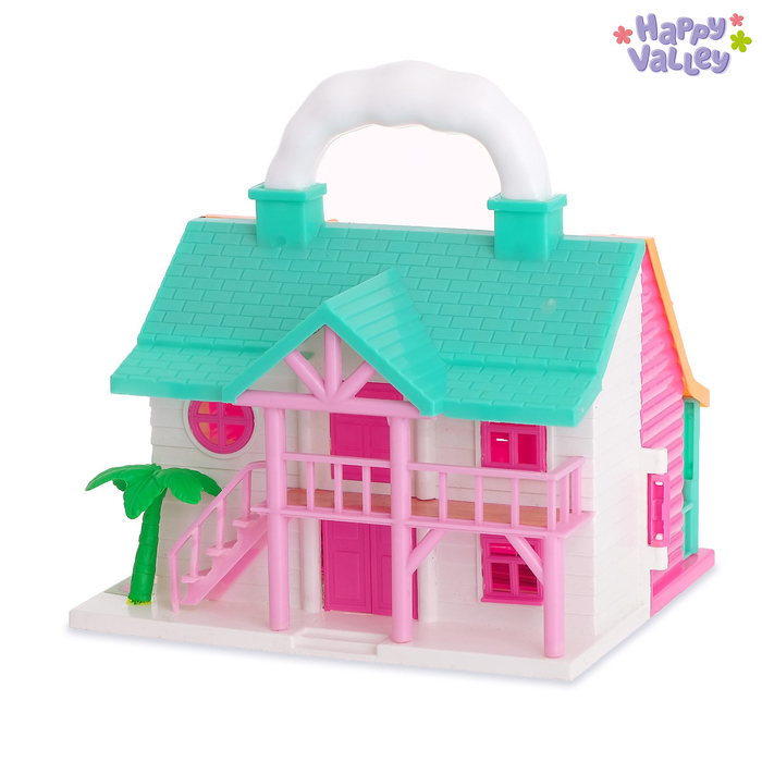 Дом для кукол "Коттедж" 2 в 1, с аксессуарами