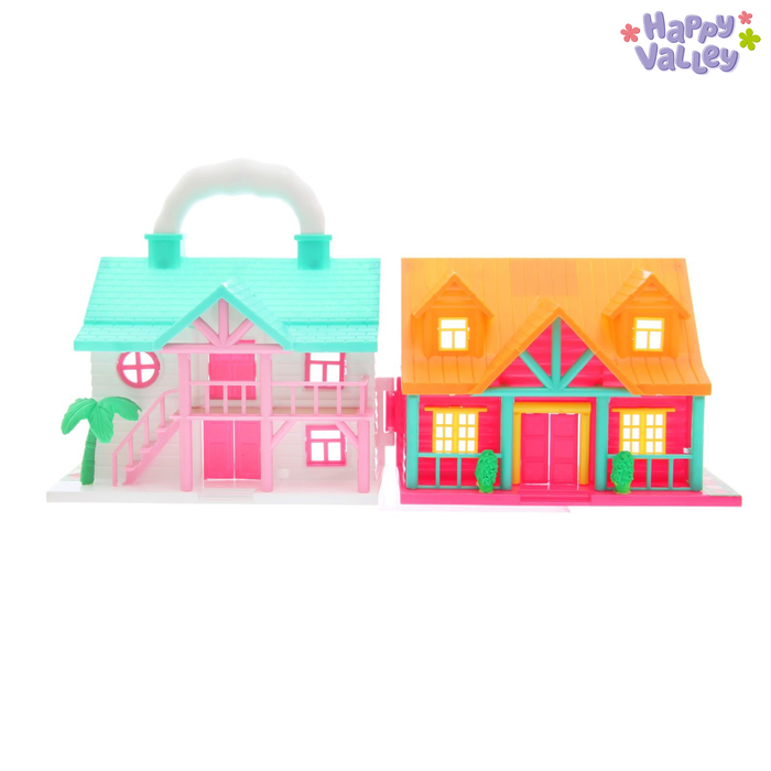 Дом для кукол "Коттедж" 2 в 1, с аксессуарами