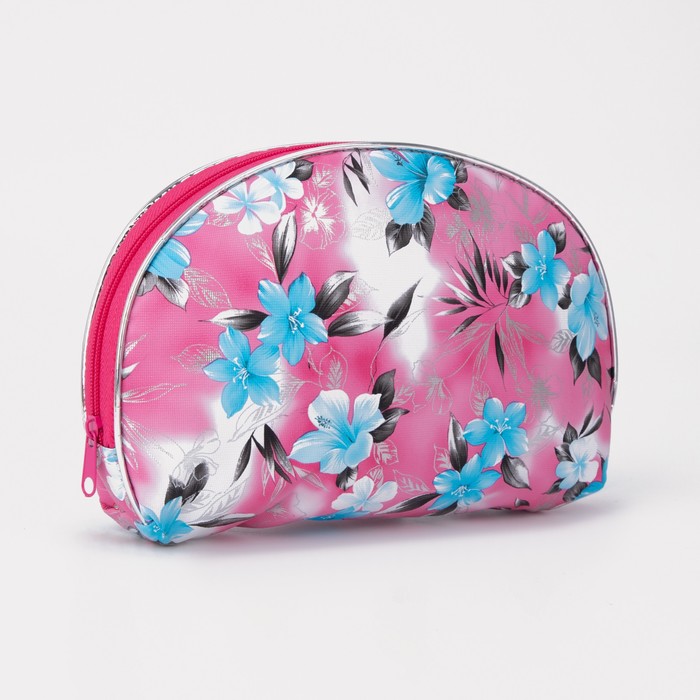 Набор косметичек полуовальных "Цветы" 5 в 1, разноцветный