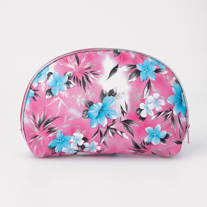 Набор косметичек полуовальных "Цветы" 5 в 1, разноцветный