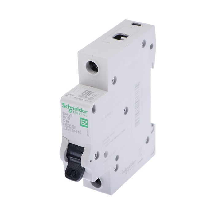 

Выключатель автоматический SE Easy 9, 1 полюс, С, 10 А, 4.5 кА, EZ9F34110