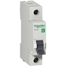 

Выключатель автоматический Schneider Electric серии Easy 9, 1п, 63 А, х-ка С, 4.5 кА
