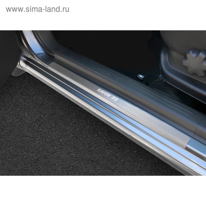 

Накладки порогов RIVAL, Ravon R3 2016-н.в., NP.1302.3
