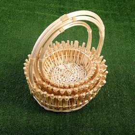 

Набор корзин «Орнамент», 3 шт, 35×15/40 см, 28×13/35 см, 24×12/31 см,