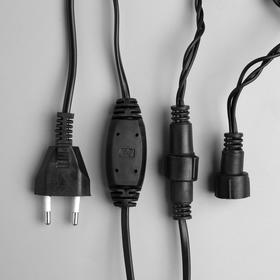 

Гирлянда "Нить" 10 м , IP65, УМС, тёмная нить, 100 LED, свечение жёлтое, 220 В