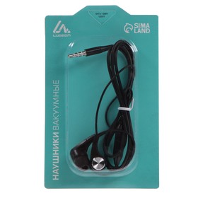 

Наушники LuazON W-14, вакуумные, микрофон, 1 м, черные