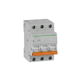 

Выключатель автоматический Schneider Electric серия Домовой ВА63, 3п, 16 А, х-ка С, 4.5 кА