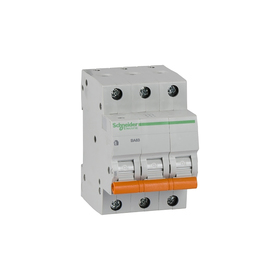 

Выключатель автоматический Schneider Electric серия Домовой ВА63, 3п, 25 А, х-ка С, 4.5 кА