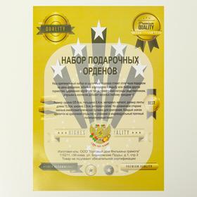 

Набор из орденов "Самый умный, Самый меткий, Самый смелый"