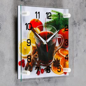 

Часы настенные, серия: Кухня, "Глинтвейн", 25х25 см микс