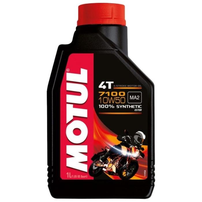 Моторное масло MOTUL 7100 4T 10W-50, 1 л 104097 моторное масло motul outboard tech 4t 10w 40 1 л 106397