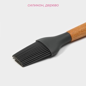 Кисть Доляна «Брауни», 27 см, цвет МИКС от Сима-ленд