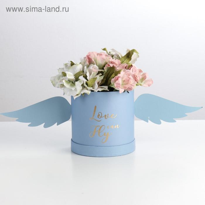 

Набор коробок "С крыльями", круглые, голубой, 3 в 1, 21,5 х 21,5 х 21,5 - 17 х 17 х 16,5 см