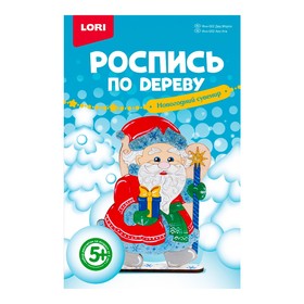 

Роспись по дереву.Новогодний сувенир "Дед Мороз" Фнн-002