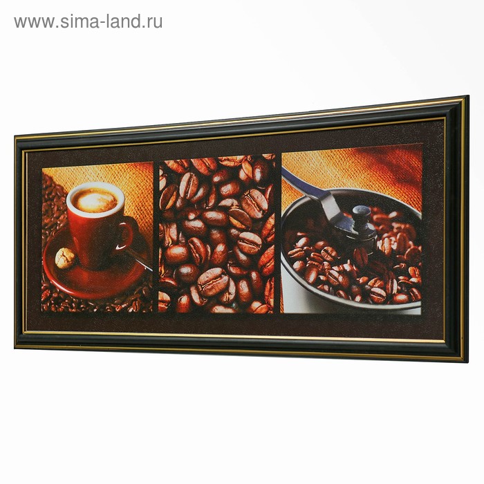 фото Картина "кофейные зерна" 23х53 см