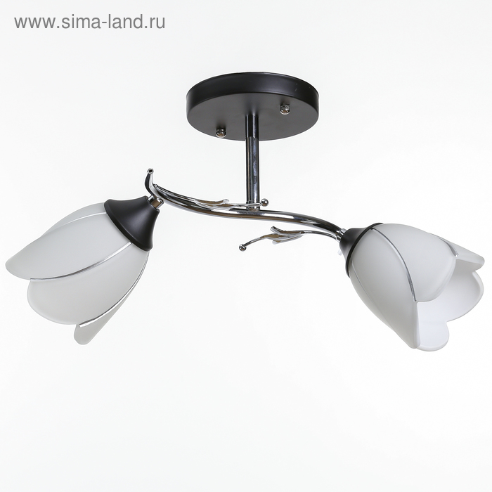 

Люстра "Осеан" 2x60Вт E27 черный 35x13x23см.