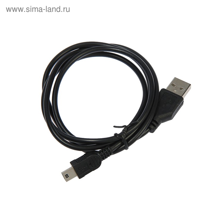 Кабель Ritmix, miniUSB - USB, 1 м, черный