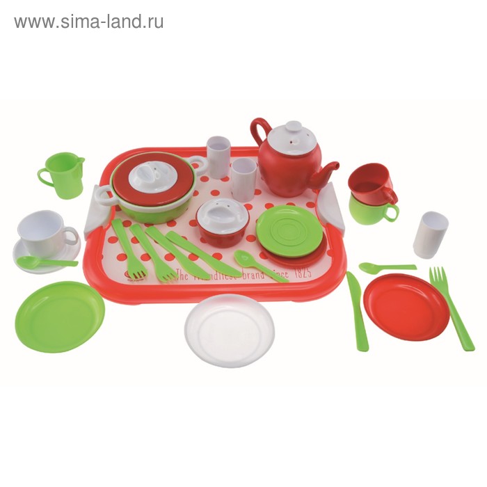 Набор игрушечной посуды Gowi, 29 предметов