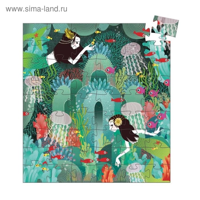 Силуэтный Пазл Морской рай 54 детали 1375₽