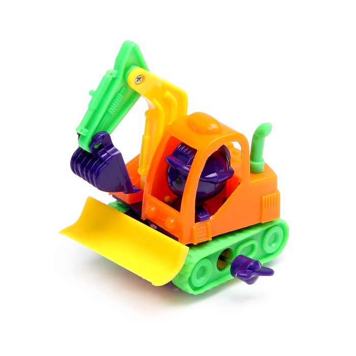 Игрушка заводная "Экскаватор" цвета МИКС