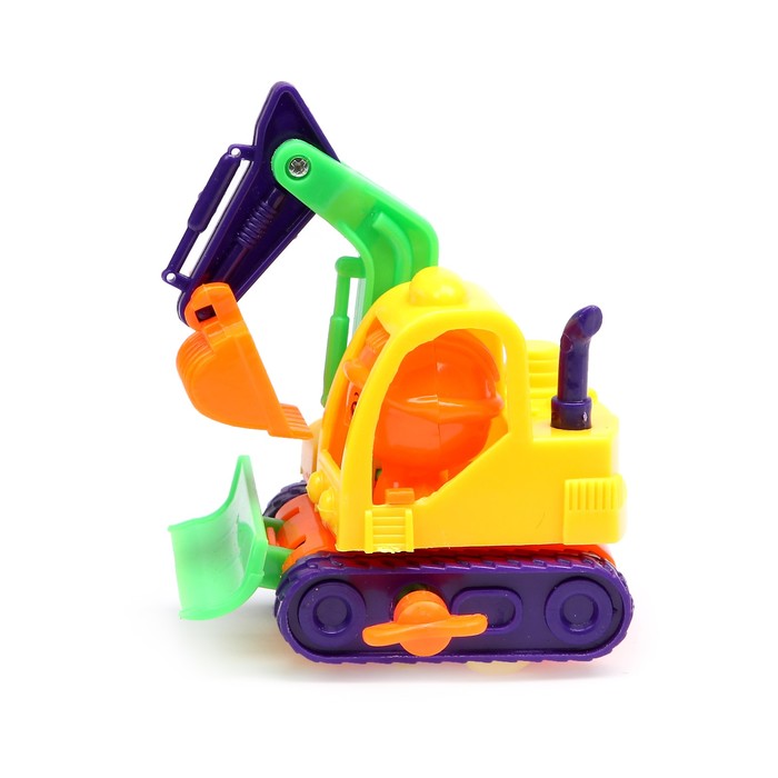 Игрушка заводная "Экскаватор" цвета МИКС