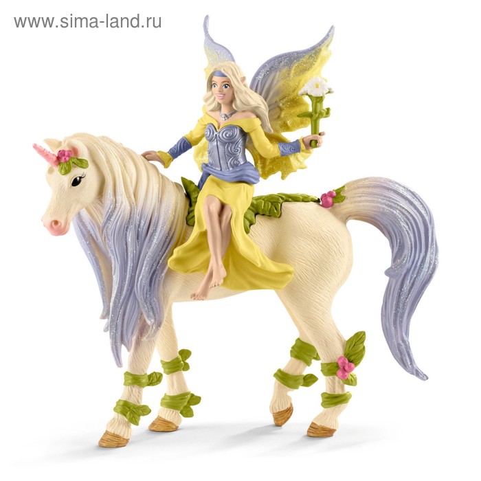 фото Игровой набор «фея сера с цветущим единорогом» schleich