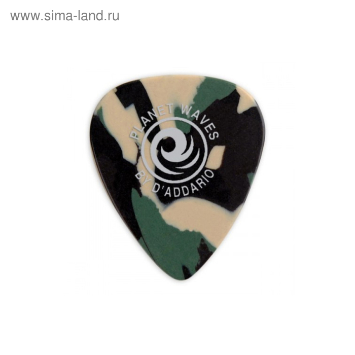 

Медиатор PLANET WAVES 1CCF4-25 Standard Shape, Medium, рисунок Camouflage, 25 шт./уп.