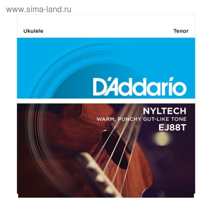 Струны для укулеле D'ADDARIO EJ88T Tenor, серия Nyltech