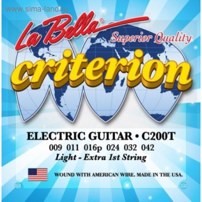 Струны для электрогитары LA BELLA C200T натяжение Light (009-011-016-024-032-042) светильник horoz 016 024 0032 016 024