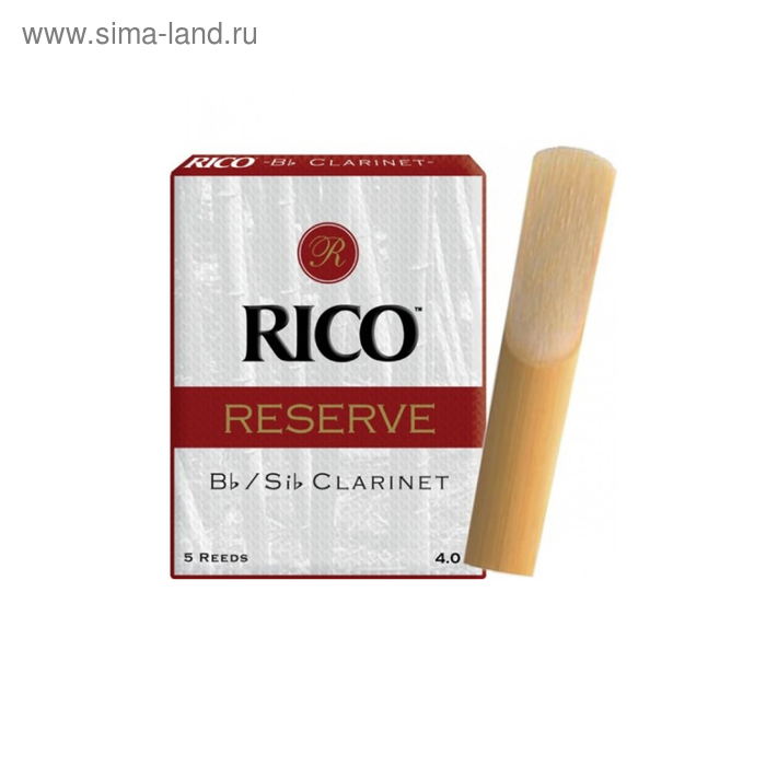

Трости для кларнета RICO RCR0540 Reserve Bb №4 5 шт/упак