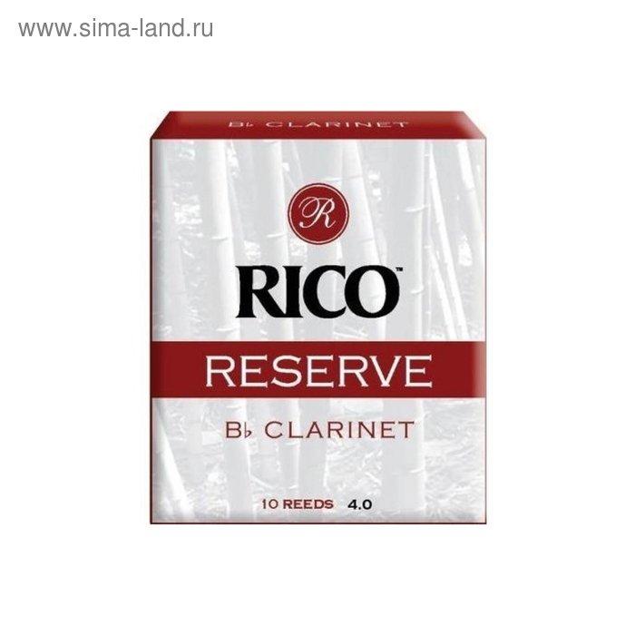 

Трости для кларнета RICO RCR1040 Reserve Bb №4 10 шт/упак