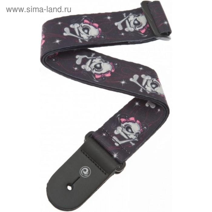 

Гитарный ремень PLANET WAVES 50LT03, серия Lethal Threat™, рисунок Miss Skull