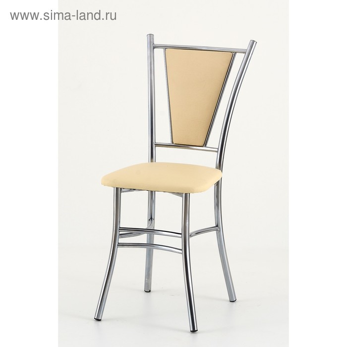 Стул «Квартет-М», хром, цвет ваниль стул квартет r 365 × 440 × 920 мм хром цвет ваниль