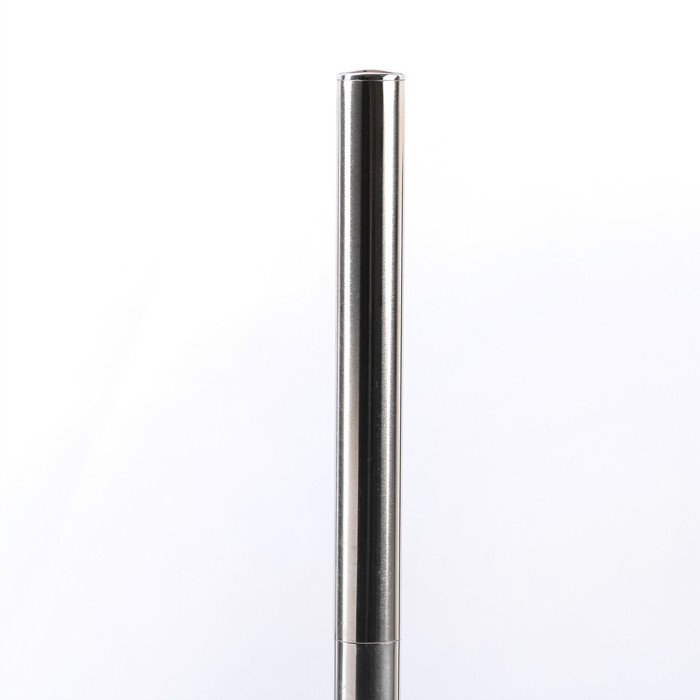 Ёрш для унитаза с подставкой «Стиль», 400 мл, 12×10×36 см, цвет белый