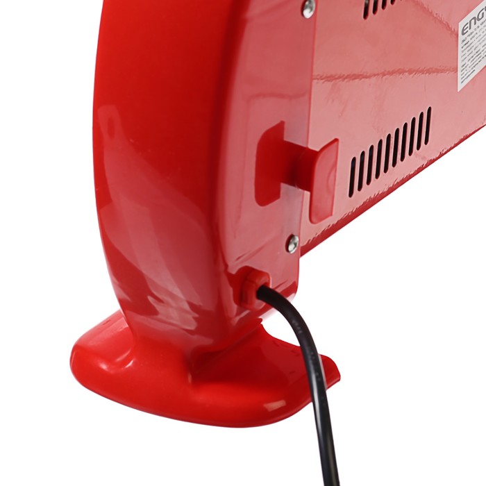 Обогреватель ENGY QH-1500S, кварцевый инфракрасный, 3 уровня нагрева, 1500 Вт, красный