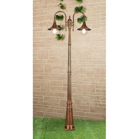 

Светильник GL 1020F/2, IP44, 60 Вт, Е27, цвет черное золото