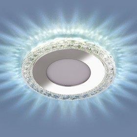 

Светильник светодиодный 9909 LED, IP20, 4200K, 8 ВТ, d=65 мм, цвет прозрачный