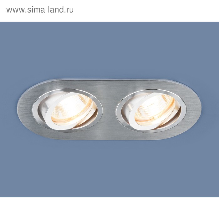 

Светильник 1061/2, IP20, 35 Вт, G5.3, d=75 мм, цвет серебро