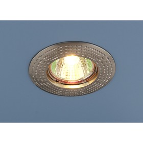 

Светильник 601 MR16 SN, IP20, 35 Вт, G5.3, d=60 мм, цвет никель