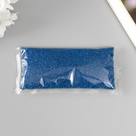 Песок цветной в пакете "Синий" 100 гр