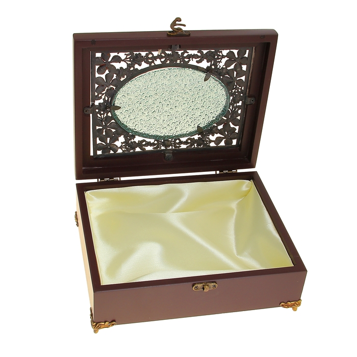 Шкатулка ажурная "Аленький цветочек"