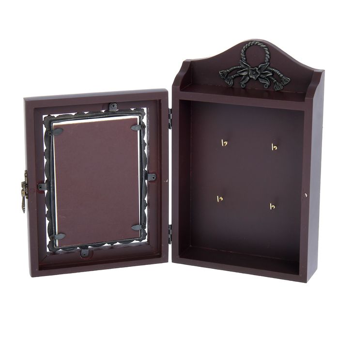 Ключница с фоторамкой 10х15 см ажурная "Стелла"