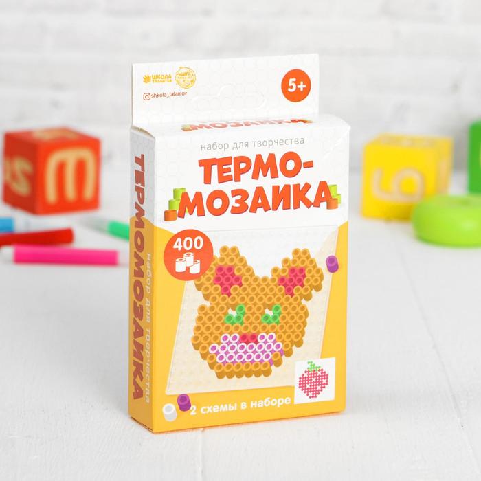 

Термомозаика «Медвежонок» с пинцетом