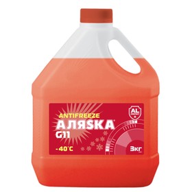 Антифриз Аляска G11, красный, 3 кг