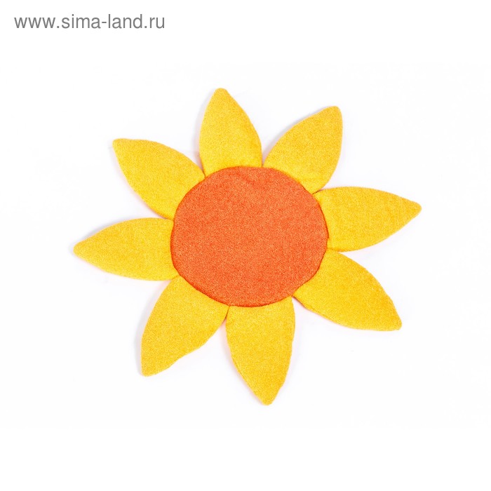 фото Подушка декоративная «солнышко», размер 61 × 61 см, махра/микрофибра wowpuff