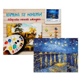 

Картина по номерам «Звездная ночь над Роной» 40х50 см