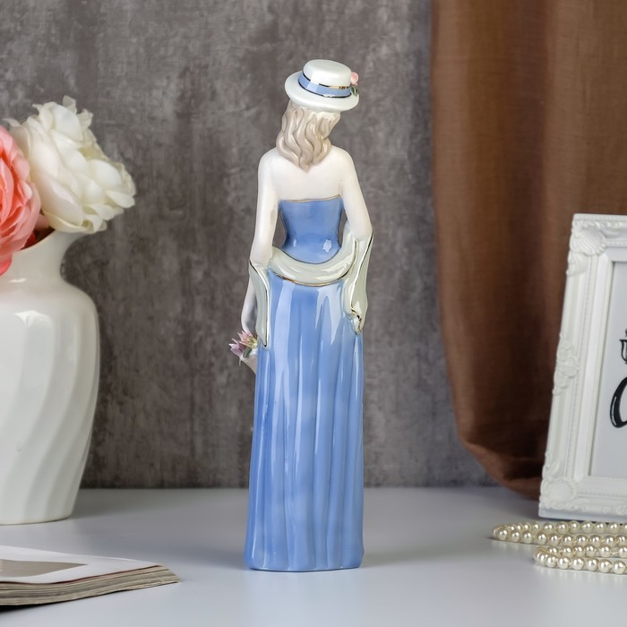 Сувенир под фарфор "Девушка с корзинкой", МИКС