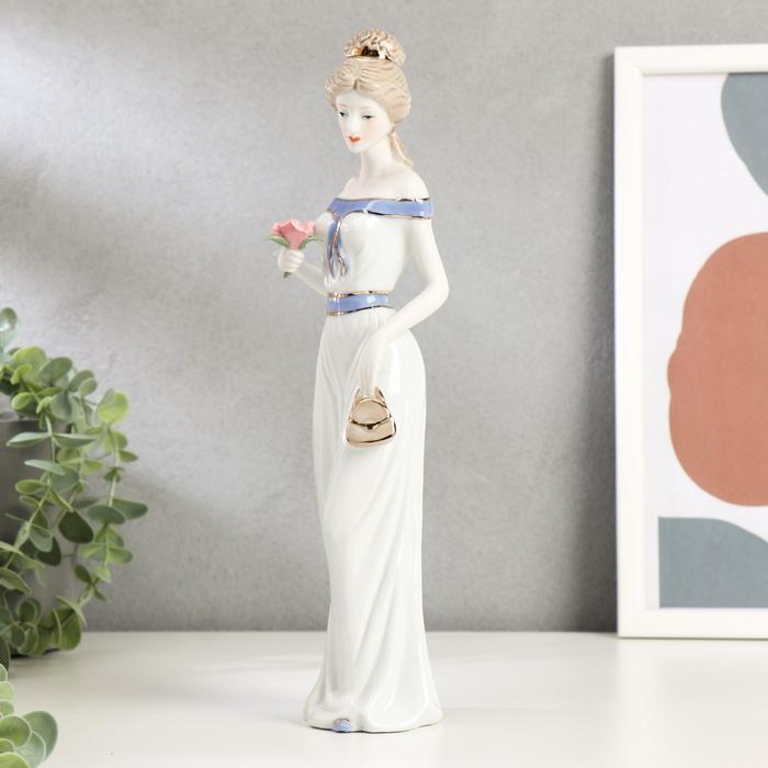 Сувенир под фарфор "Девушка с розой"